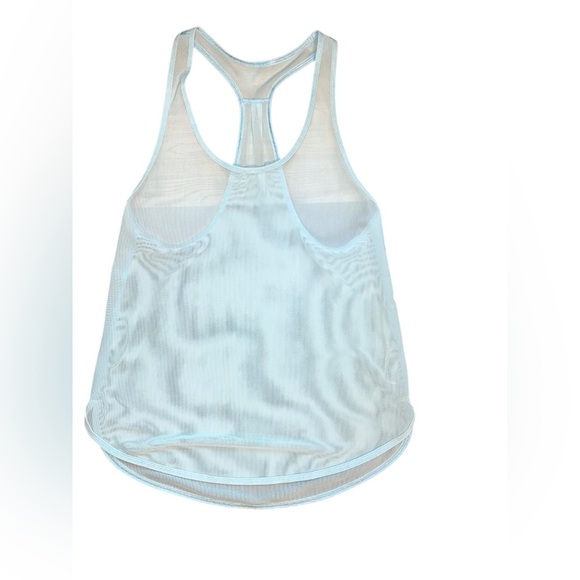 Lululemon Light Blue Mesh Racerback Tank – Size 4 - Picture 1 of 3